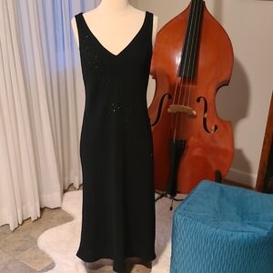 SL Fashions Formal Stunning Little Black Dress Vavavooom 😊 Sz 10 EUC